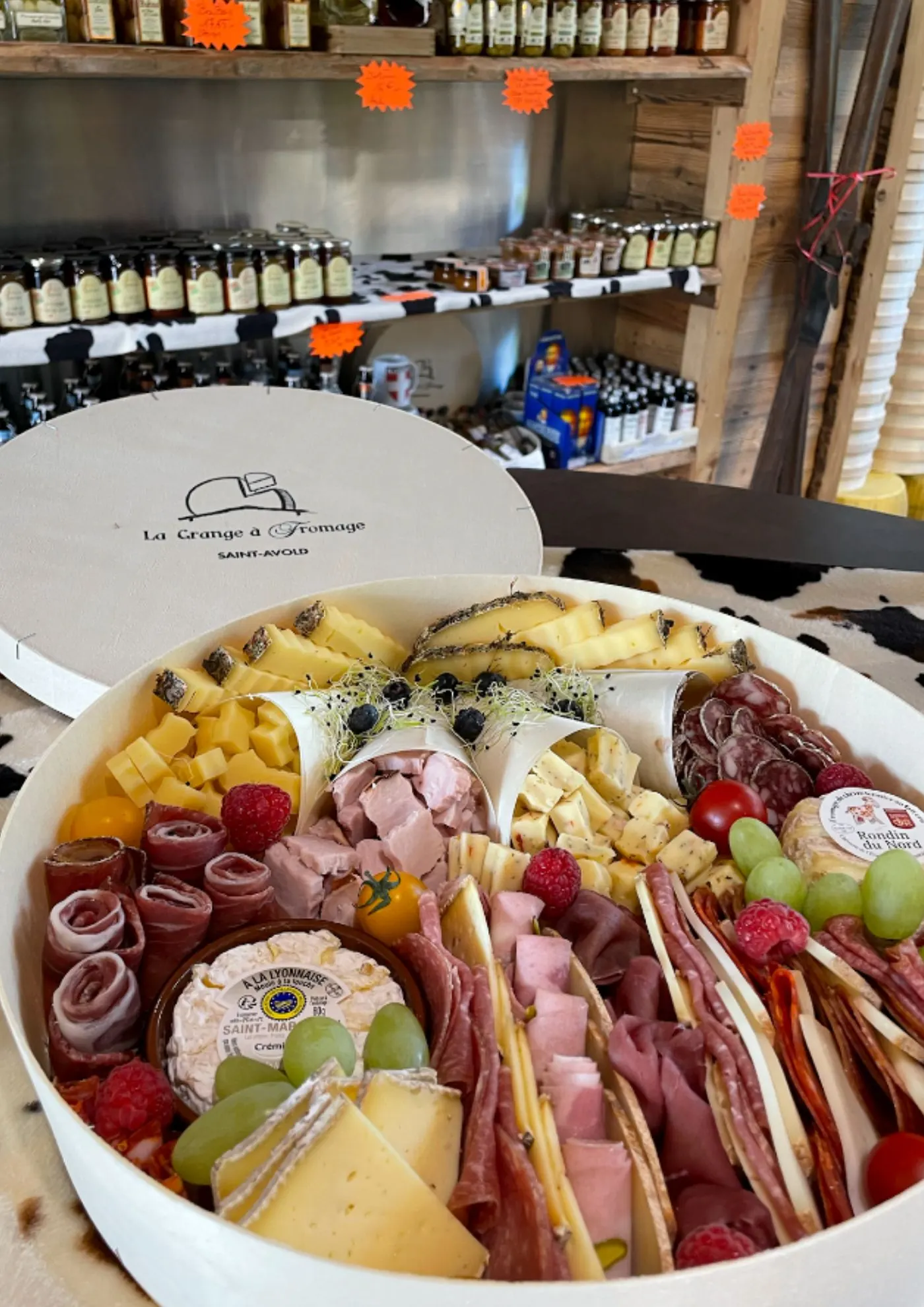 Plateau sur mesure de La Grange à Fromage